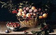 Louise Moillon Still-Life with a Basket of Fruit Sweden oil painting artist